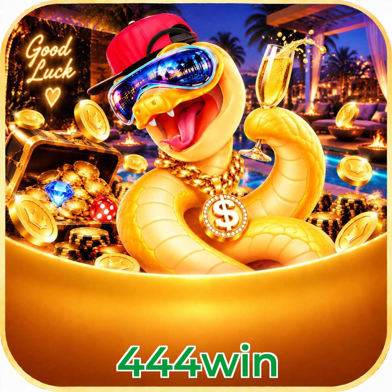 Comparativo do app 444win versus navegador mobile