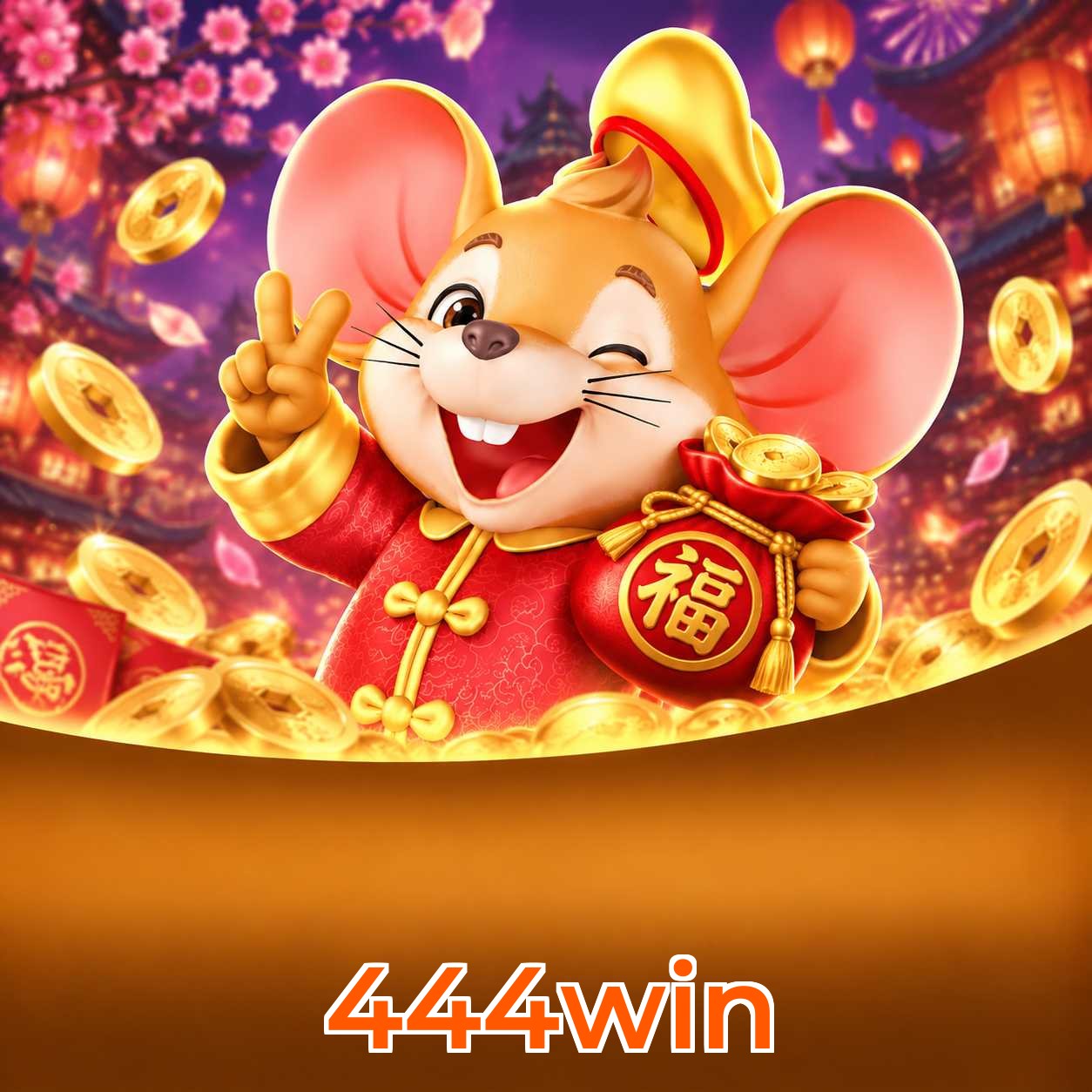 Aplicativo 444win para Android e iOS com interface completa